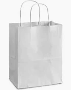 Gem white shopper bag